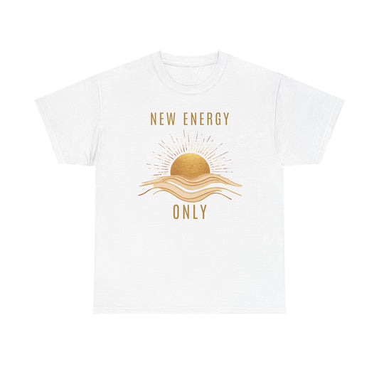 New Energy Sun Wave Inspirational Graphic T-Shirt